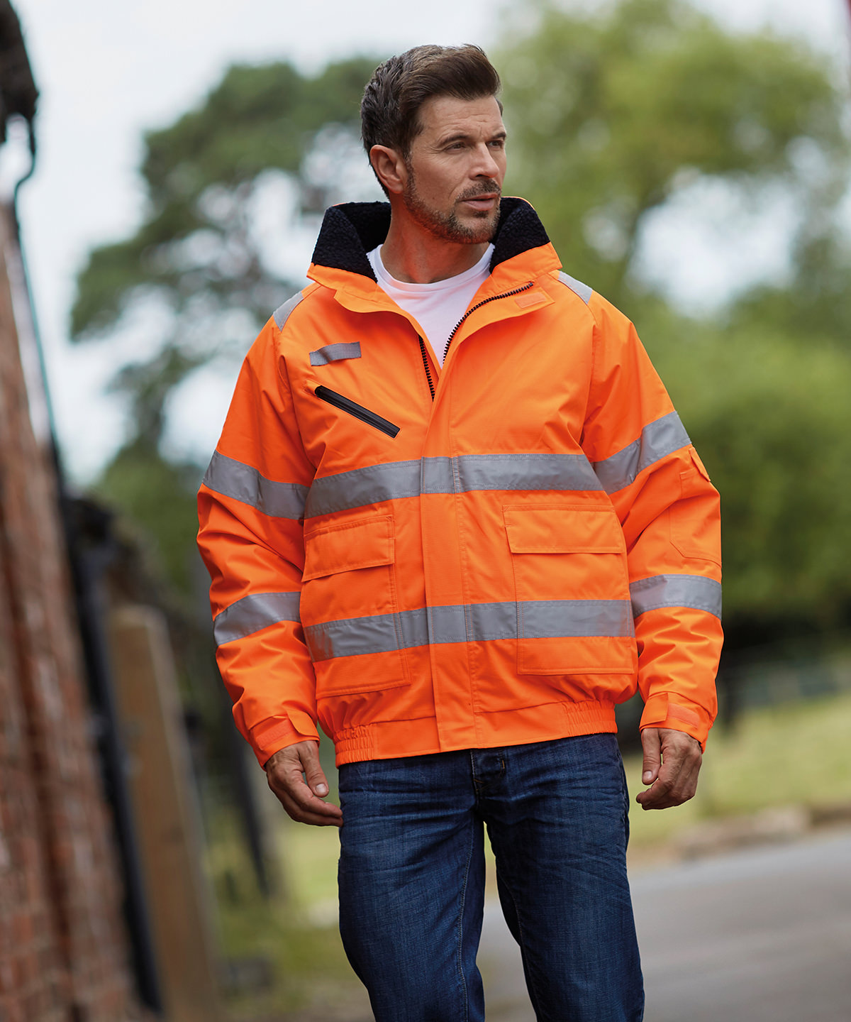 Yoko Hi-Vis Fontaine Flight Jacket - Image 2