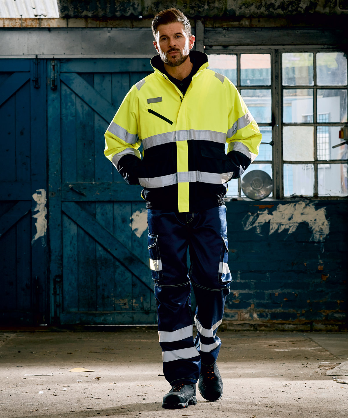 Yoko Hi-Vis Fontaine Flight Jacket - Image 3